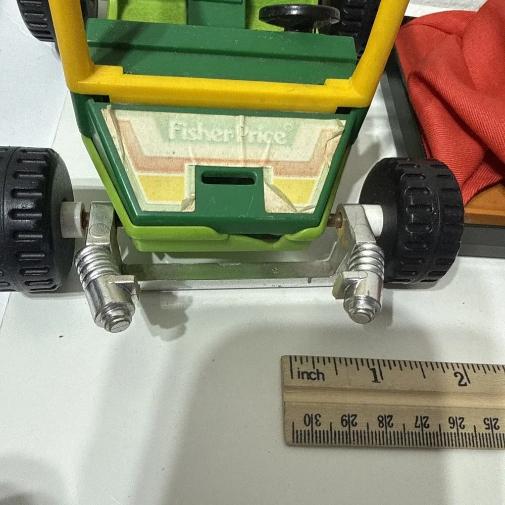 Vtg Fisher Price Dune Buggy 322 Jeep 312 Folding Camp Tent 1970s LOT 3pc Damaged